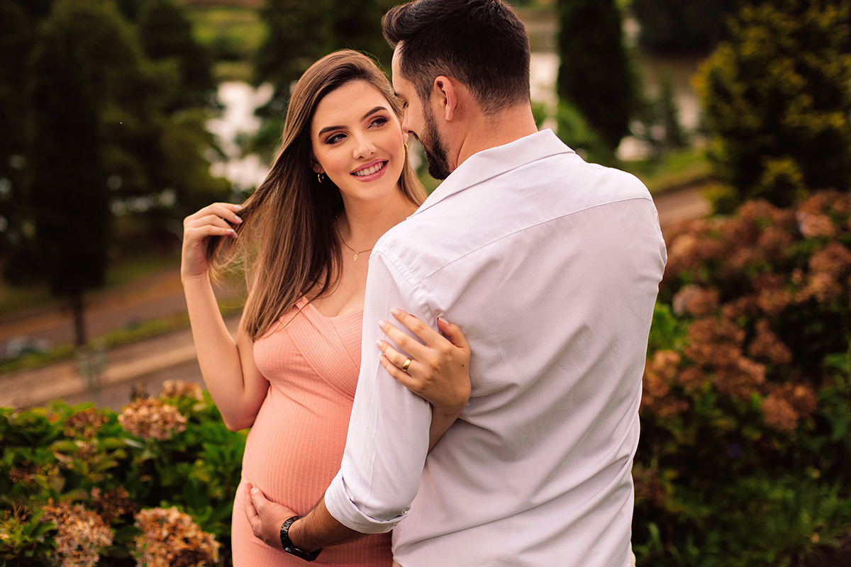 Ensaio de Gestante com o marido