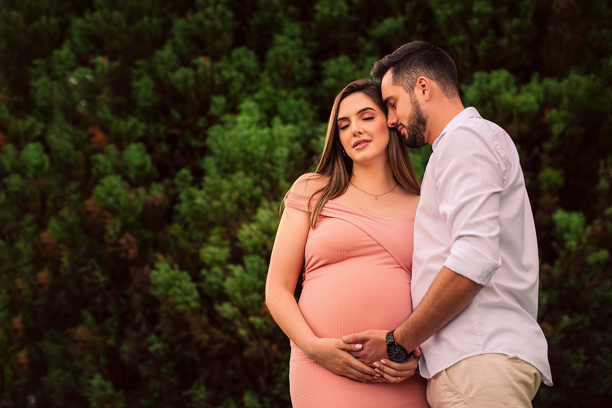 Ensaio Gestante em área verde