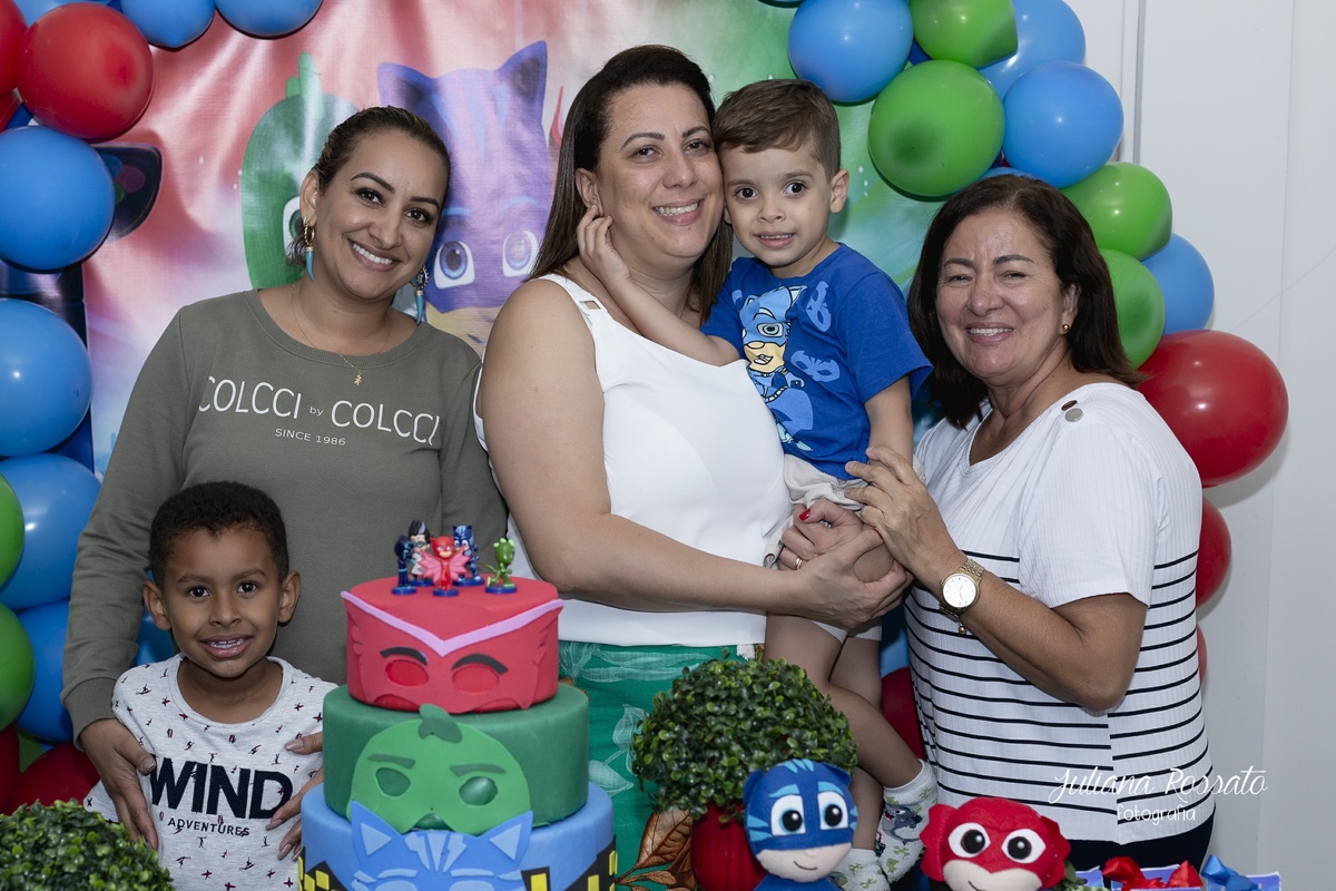 Juliana Rossato Fotografia, são paulo, interlagos, zona sul, santo amaro, SP, festa infantil, aniversário, buffet infantil, foto festa infantil, cobertura fotográfica, fotógrafo, decoração PJ Masks, PJ Masks, festa em casa, 