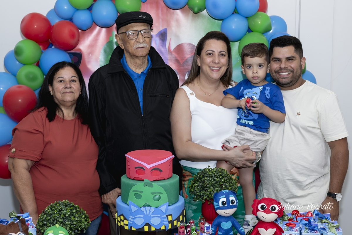 Juliana Rossato Fotografia, são paulo, interlagos, zona sul, santo amaro, SP, festa infantil, aniversário, buffet infantil, foto festa infantil, cobertura fotográfica, fotógrafo, decoração PJ Masks, PJ Masks, festa em casa, 