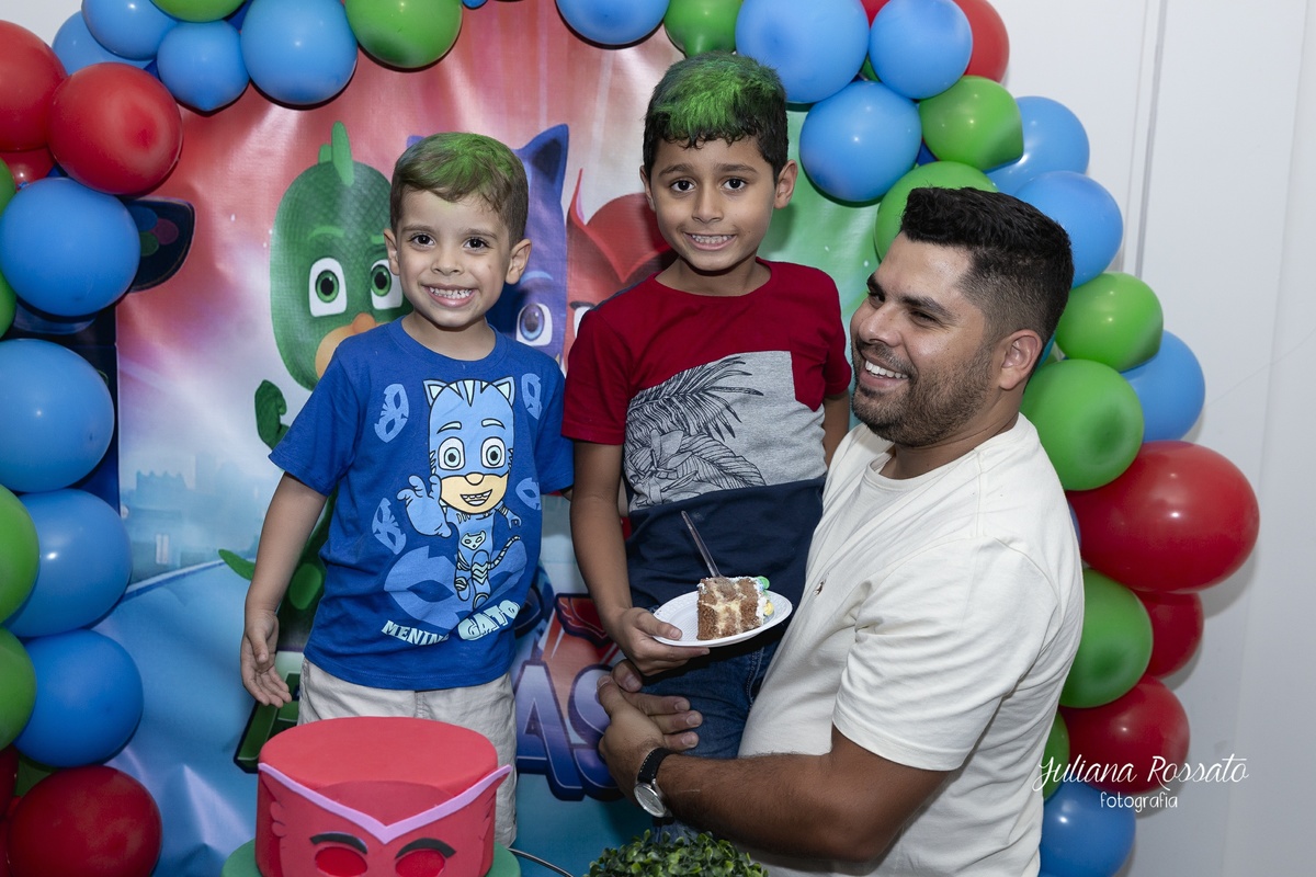 Juliana Rossato Fotografia, são paulo, interlagos, zona sul, santo amaro, SP, festa infantil, aniversário, buffet infantil, foto festa infantil, cobertura fotográfica, fotógrafo, decoração PJ Masks, PJ Masks, festa em casa, 