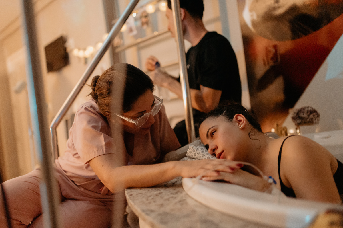 apoio durante o trabalho de parto