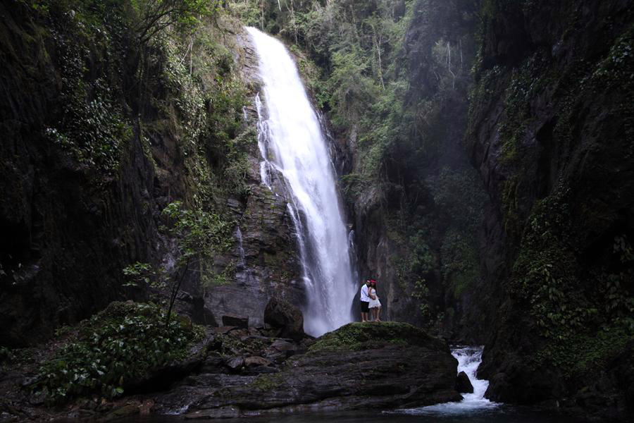 Ensaio na cachoeira Véu do meu Deus