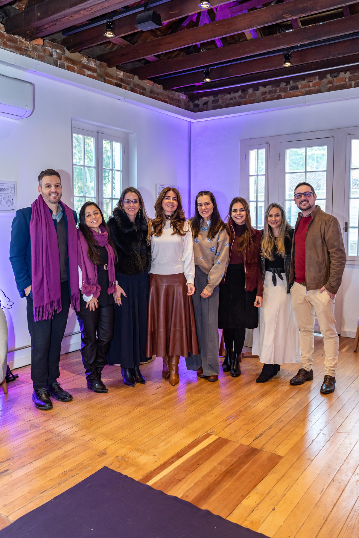 Convidados durante apresentação do novo produto