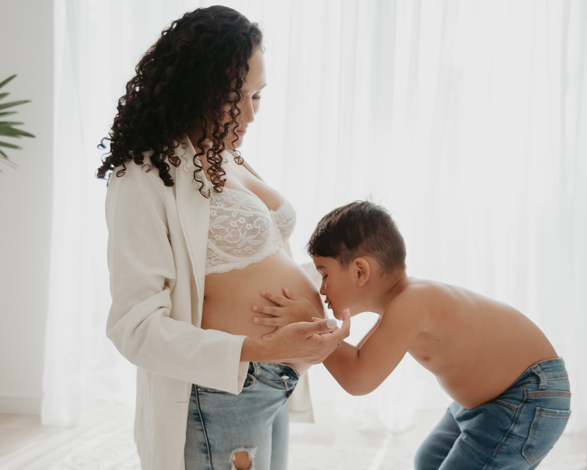 Ensaio Gestante Estúdio