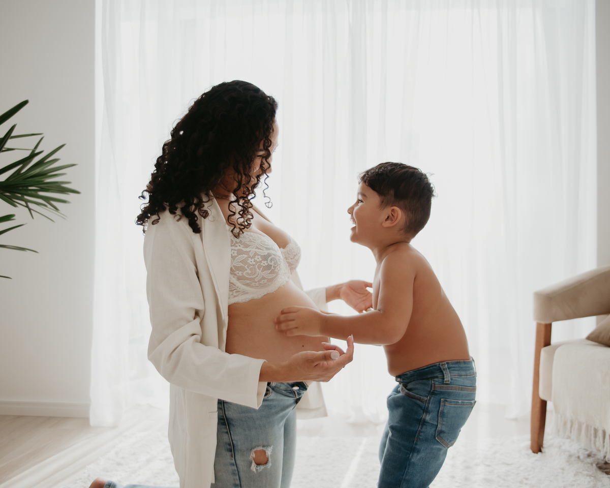 Ensaio Gestante Estúdio