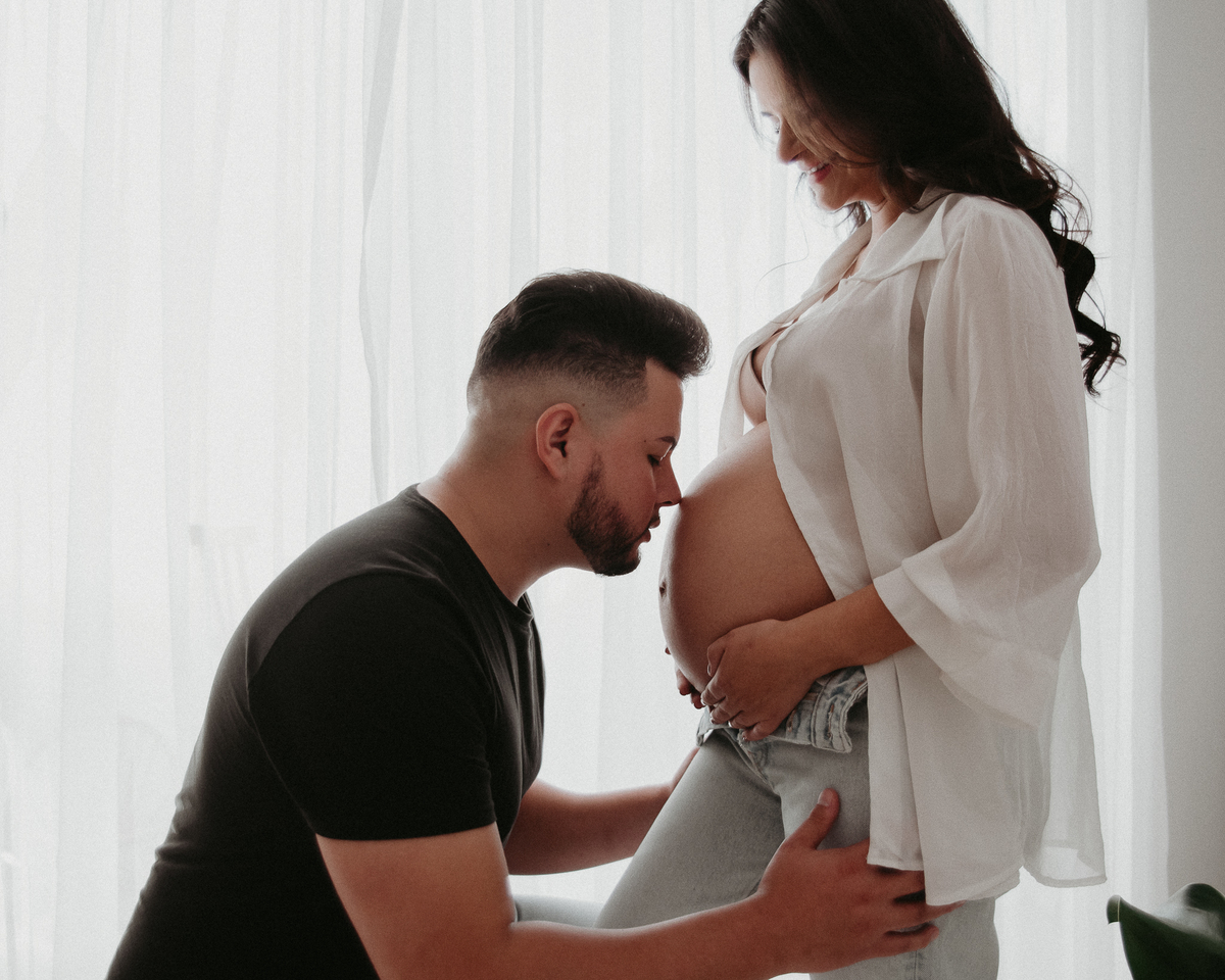 Ensaio Gestante Estúdio