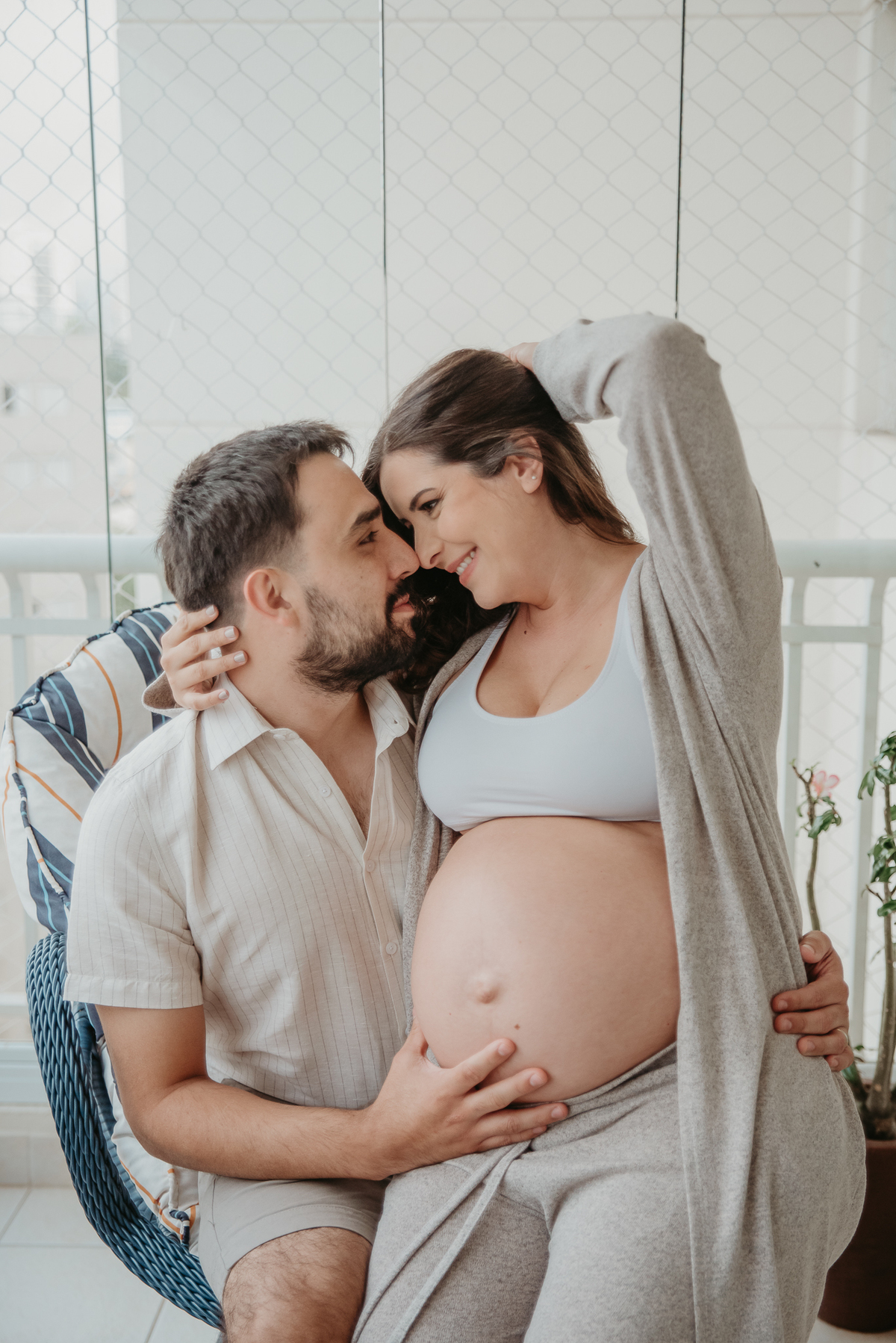 ensaio gestante lifestyle luz do sol fotografia