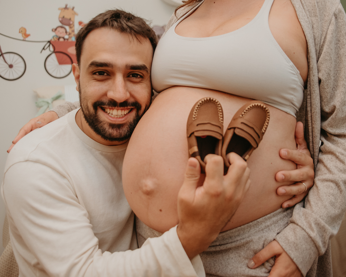 ensaio gestante lifestyle luz do sol fotografia