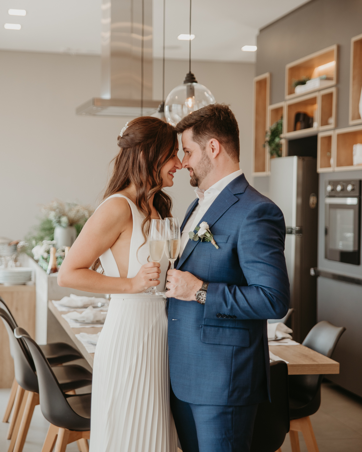 Casamento intimista no prédio do casal em São Paulo – Patricia e Bruno