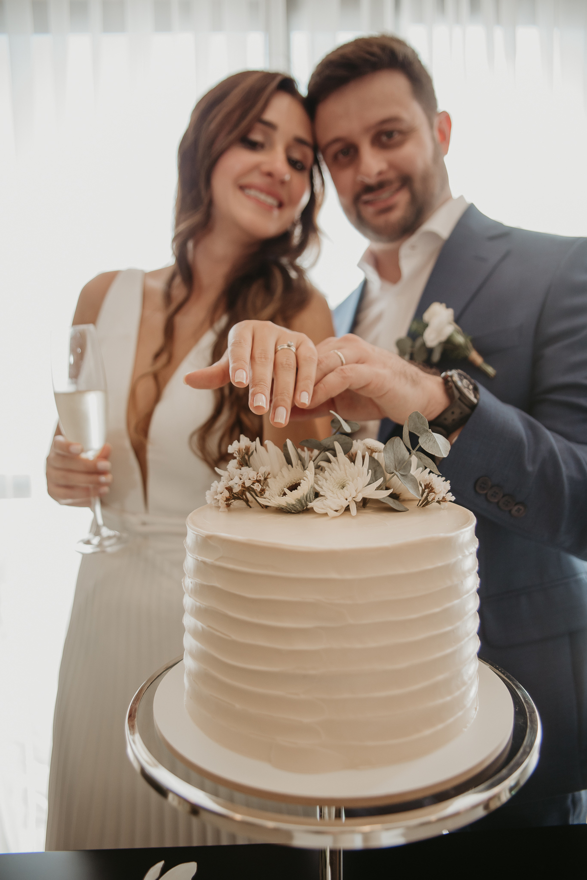 Casamento intimista no prédio do casal em São Paulo – Patricia e Bruno
