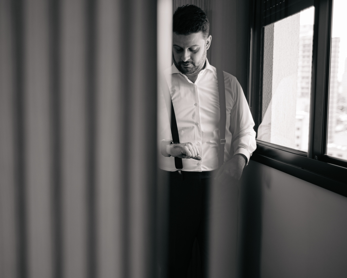 Casamento intimista no prédio do casal em São Paulo – Patricia e Bruno