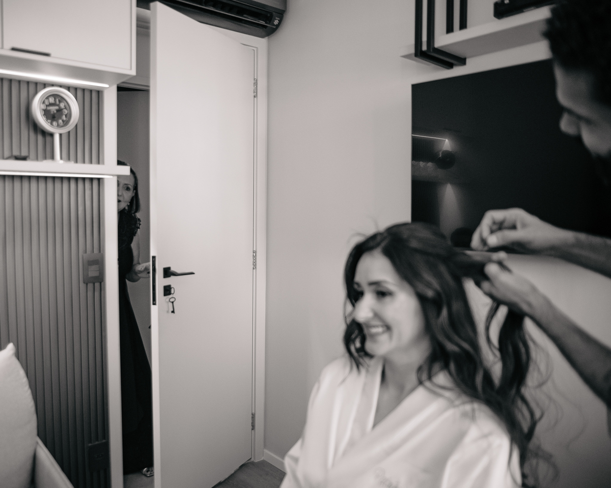 Casamento intimista no prédio do casal em São Paulo – Patricia e Bruno