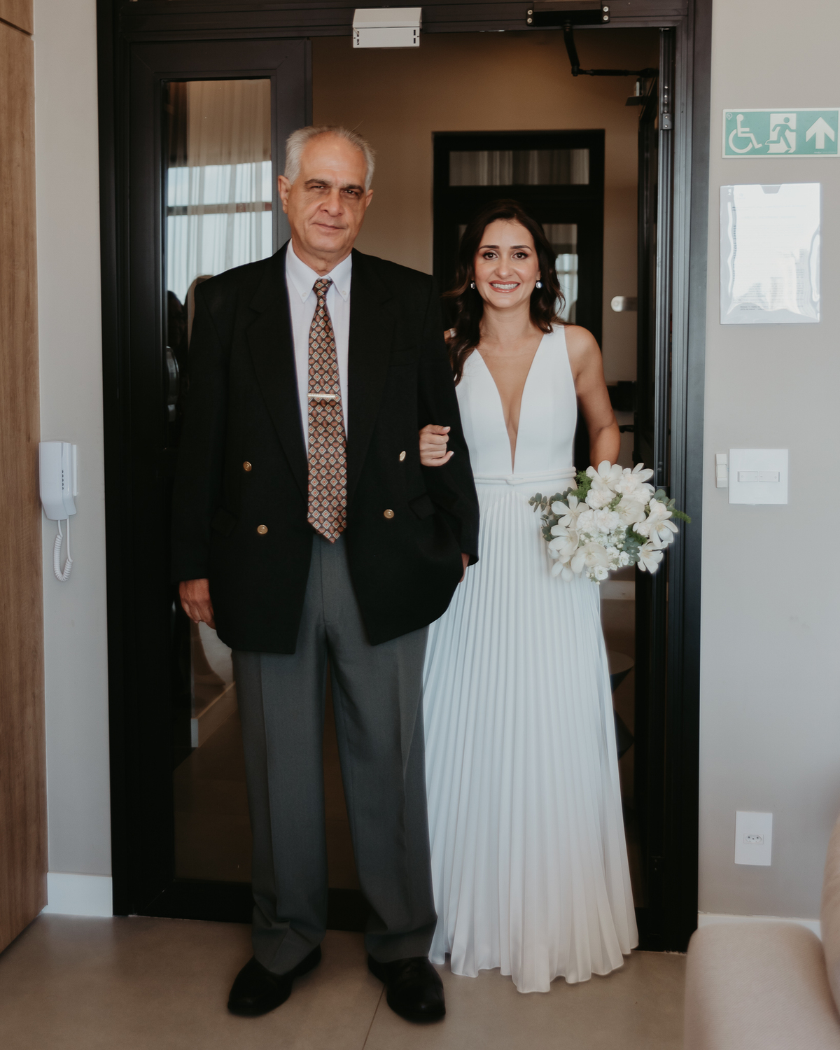 Casamento intimista no prédio do casal em São Paulo – Patricia e Bruno