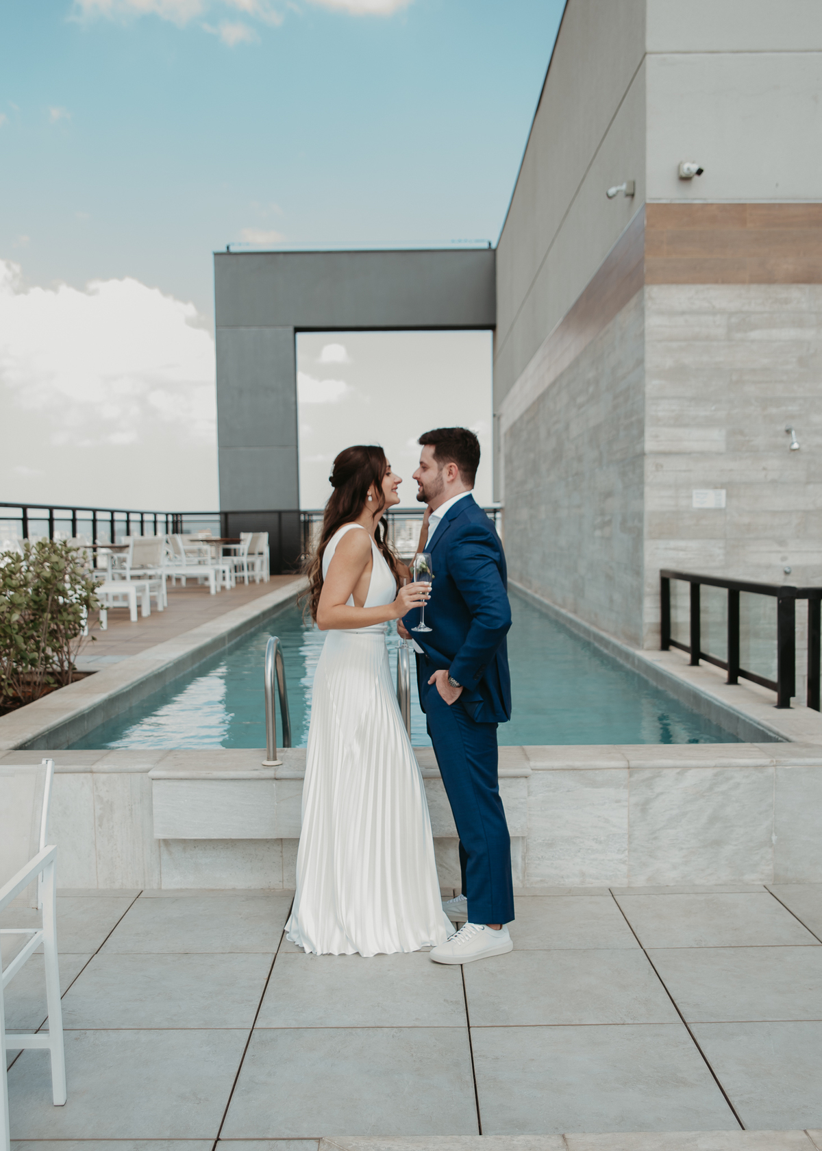 Casamento intimista no prédio do casal em São Paulo – Patricia e Bruno