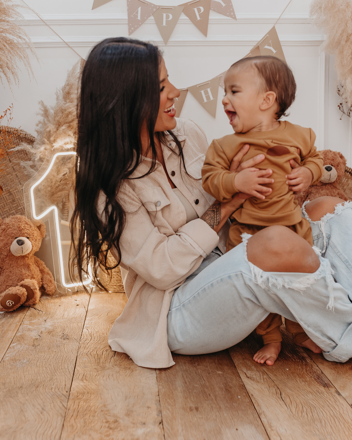 Ensaio smash the cake clean em estúdio na Zona Leste de São Paulo- Matteo