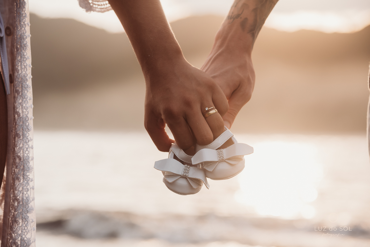 ensaio gestante praia