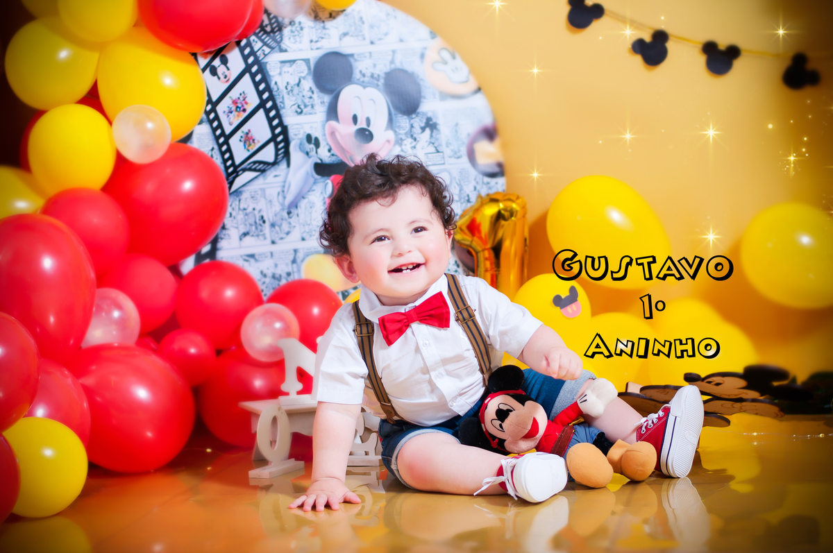 Gustavo 1º Aninho
Tema; Mickey
Tive o enorme prazer em fotografar esta família linda!!! Desde a gestação ao acompanhamento mensal do Baby, de um aos doze meses, com lindos ensaios!

Ensaio de 1º Aninho, finalizou em grande estilo este ciclo. Gratidão! ♥