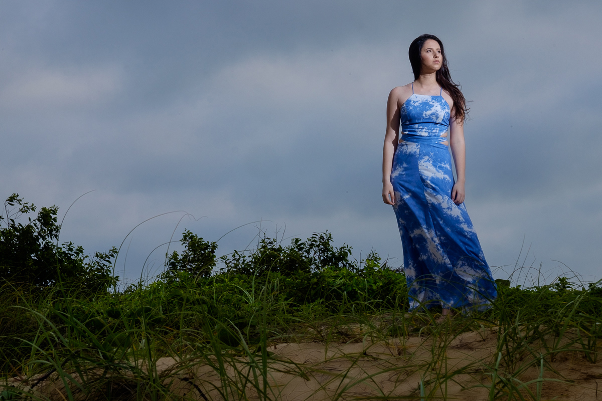 Book de 15 anos da Vitória foto Felipe Vieira Fotografo na praia Boca da Baleia em Anchieta