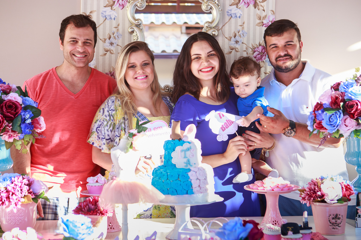 decoração chá revelação Lu e Anderson foto Jany Tesch Felipe Vieira Fotografia Guarapari