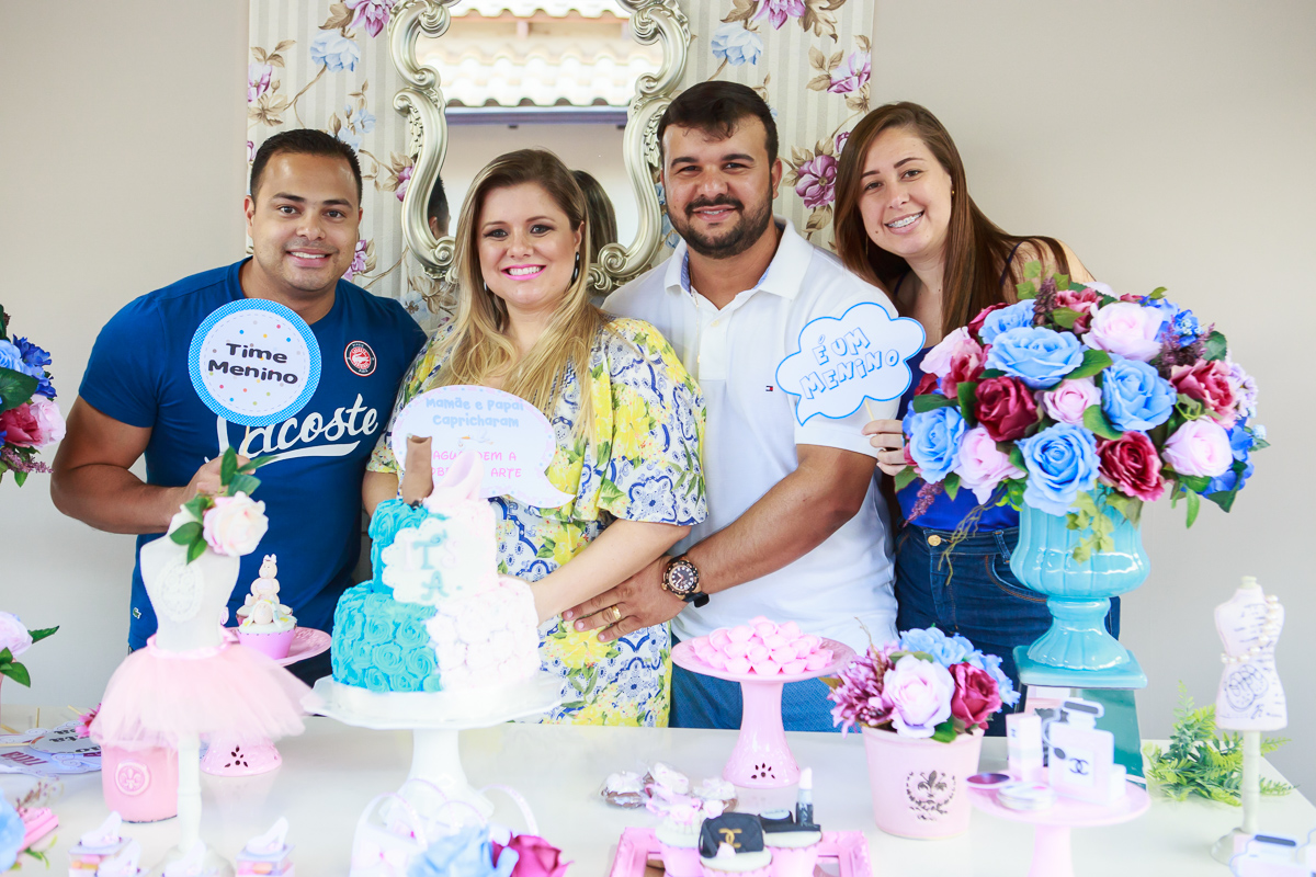 decoração chá revelação Lu e Anderson foto Jany Tesch Felipe Vieira Fotografia Guarapari