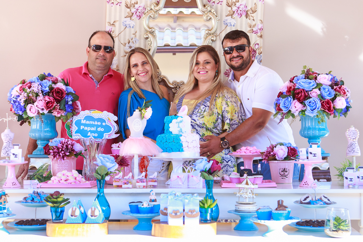 decoração chá revelação Lu e Anderson foto Jany Tesch Felipe Vieira Fotografia Guarapari