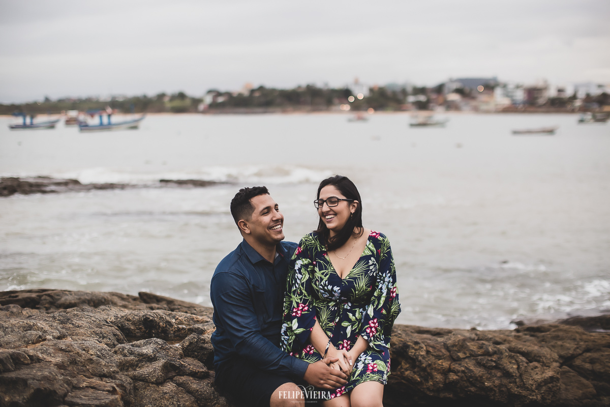 ensaio casal em praia de Meaípe em Guarapari-ES