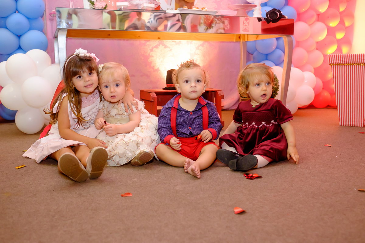 decoração festa infantil tema circo aniversário de 01 ano em Guarapari Guará Centro de Eventos Felipe Vieira Fotografia