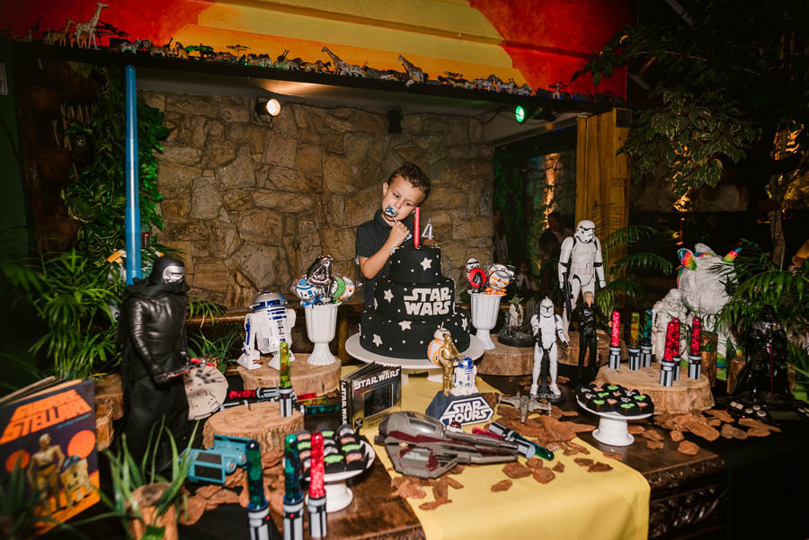 mesa de aniversario star wars