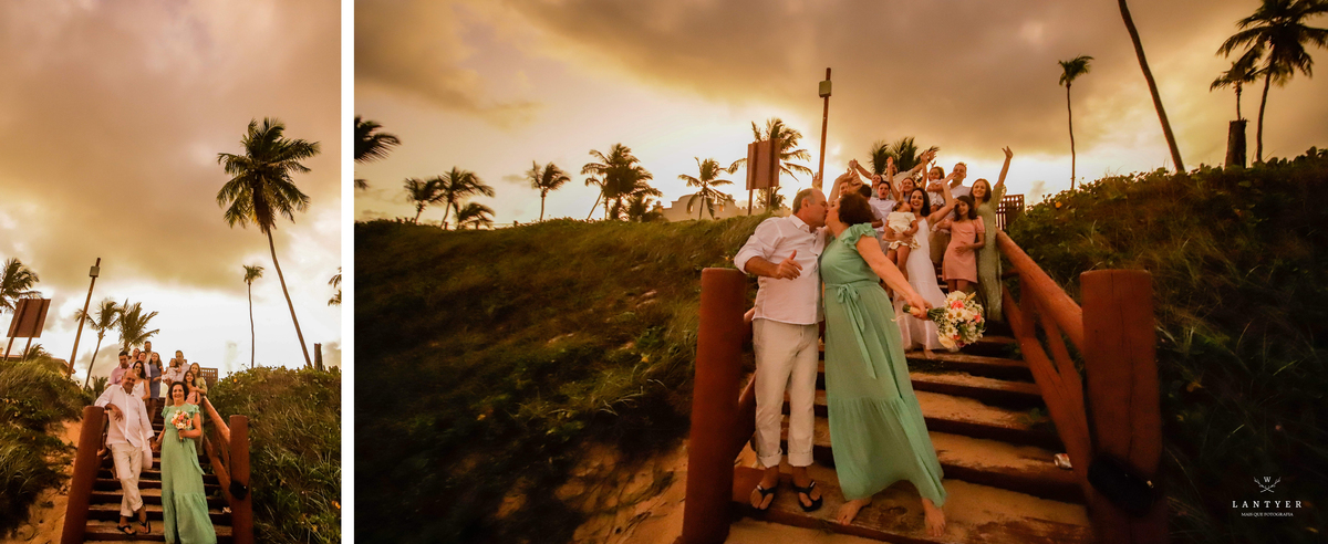 Waldyr Lantyer Fotografia em Praia do Forte Bahia - Família comemora Bodas de Ouro em Guarajuba Bahia, Foto da Hora Praia do Forte, Praia, Casamento, Wedding, Bodas, Por do sol, Família, Foto, Inesquecivel Casamento, Viajando para praia. Viajar, Amo 