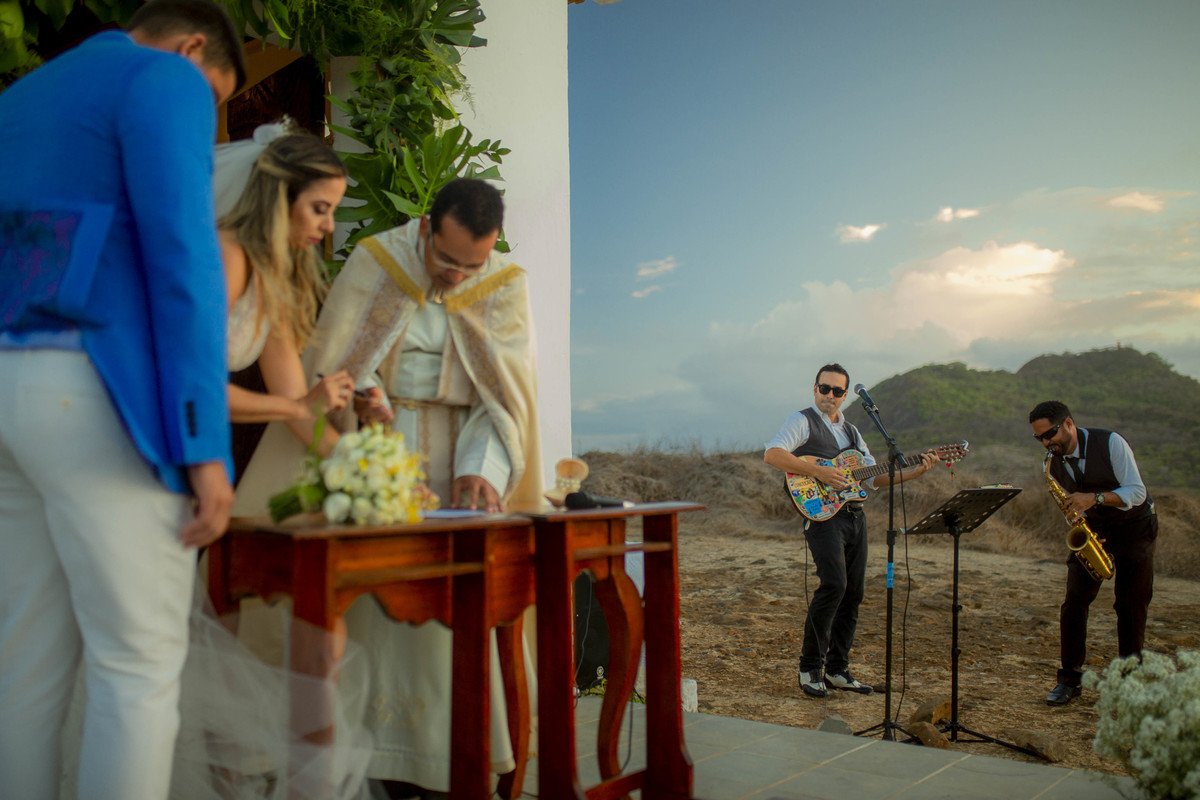 Casamento em Noronha - Fernando de Noronha-PE -Waldyr José Andrade Lantyer - Waldyr Lantyer - Restaurante Cacimba Bistrô