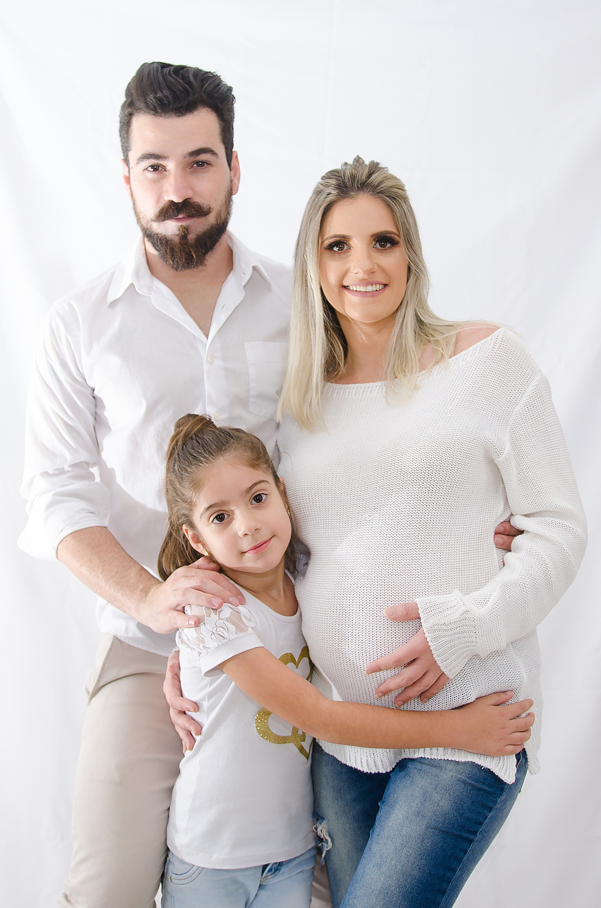 ensaio gestante, linda mulher posando para foto, em tubarão, santa catarina