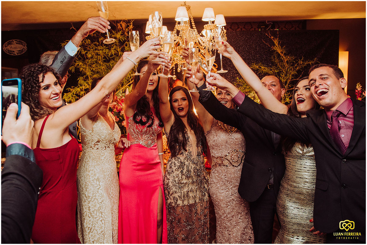 brinde das formandas com a familia na casa do doce em tubarão santa catarina
