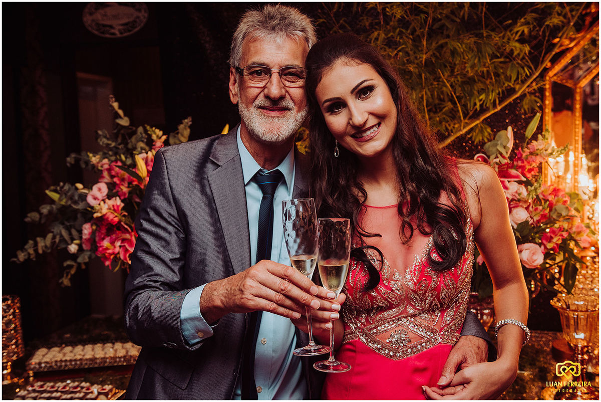 brinde das formandas com a familia na casa do doce em tubarão santa catarina