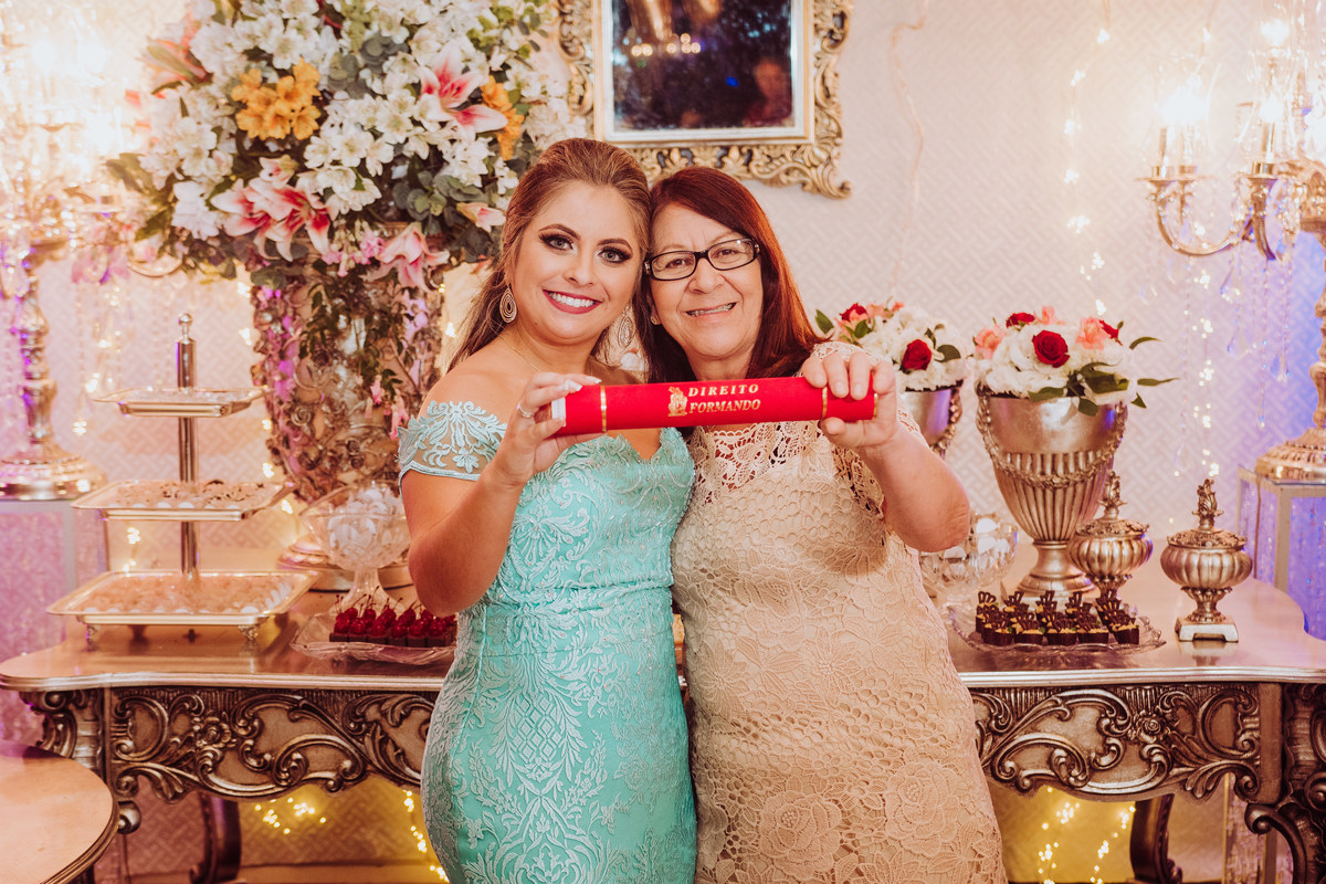 foto com a madrinha