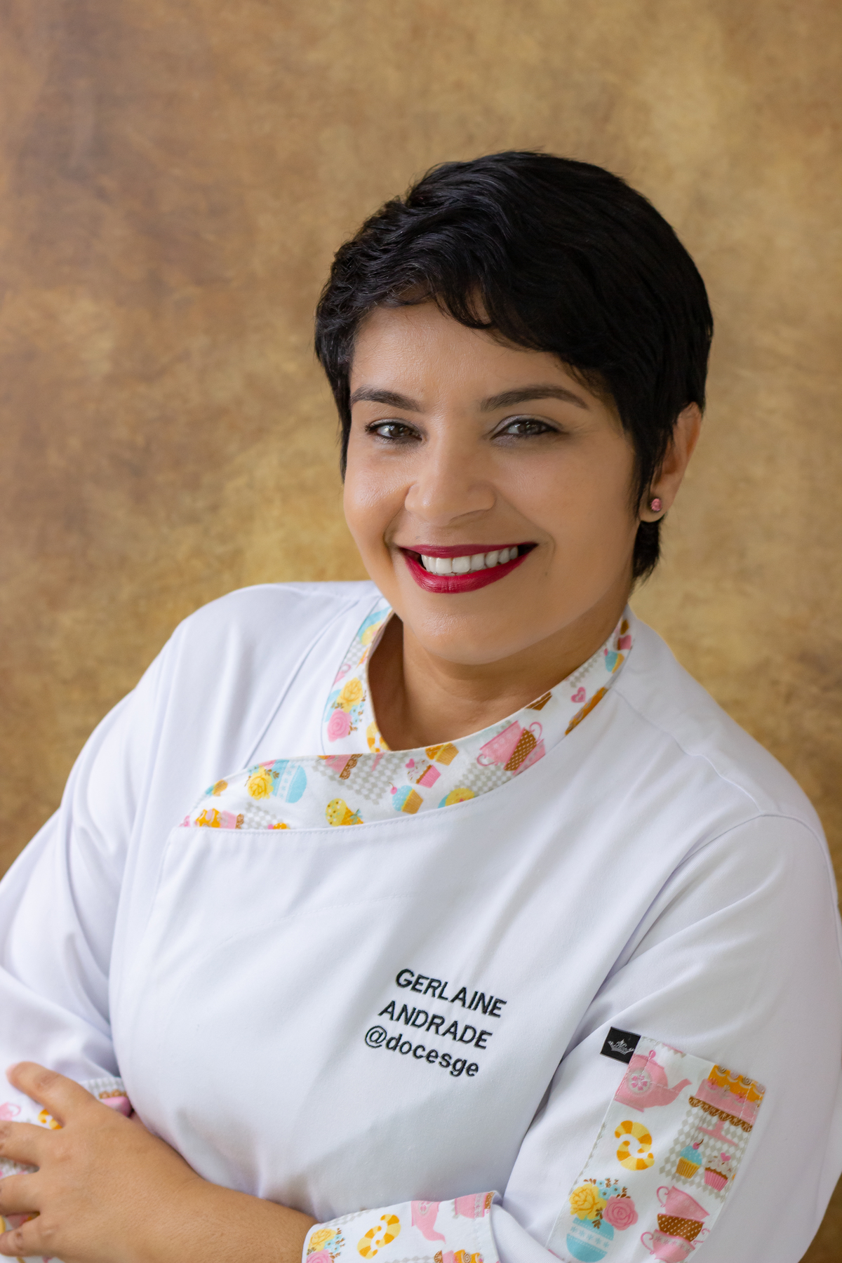 retrato profissional mulher confeiteira