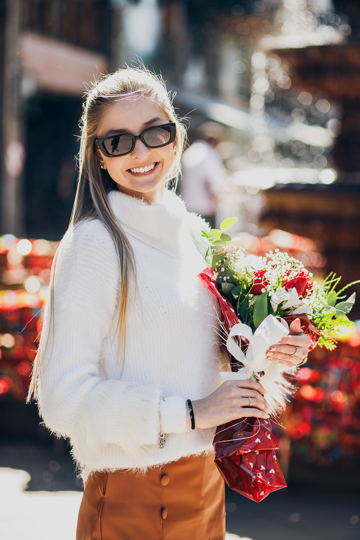 buque de rosas gramado floricultura ensaio fotos