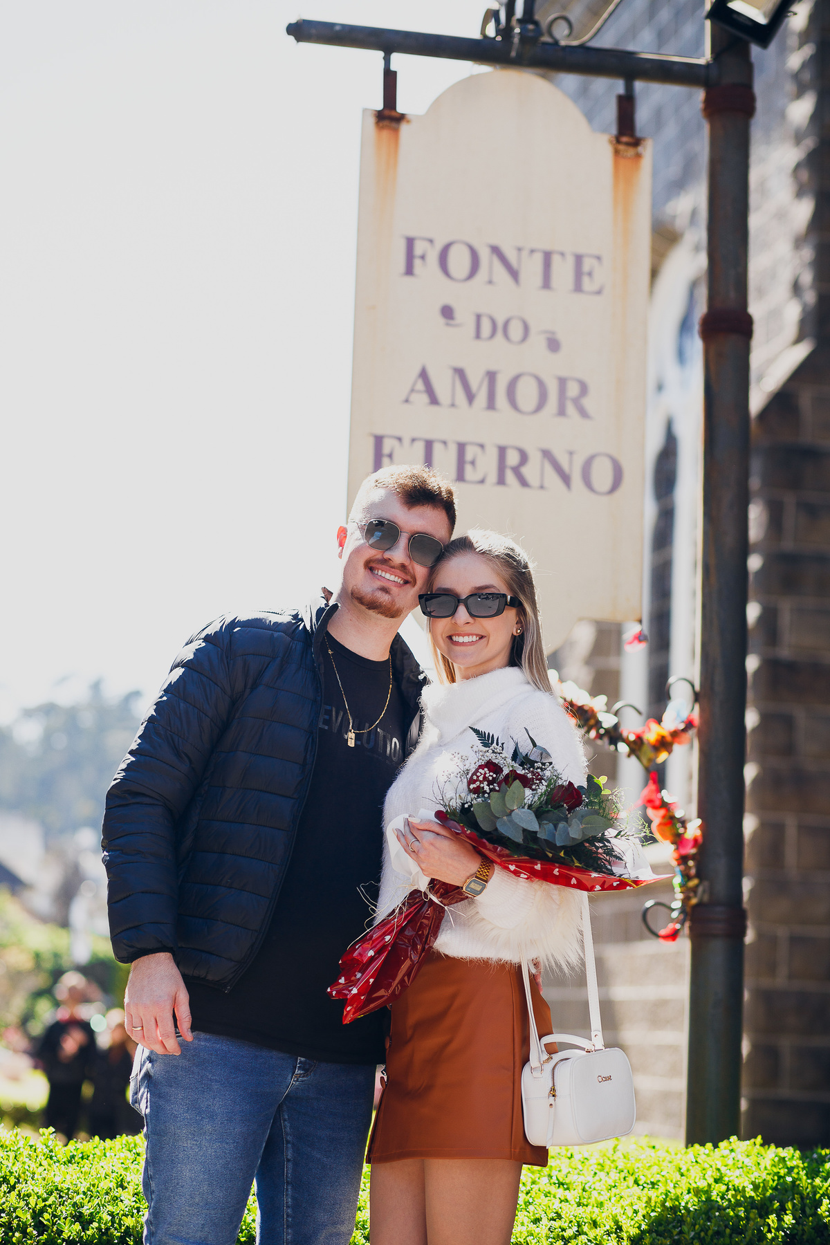 fotos fonte amor eterno gramado