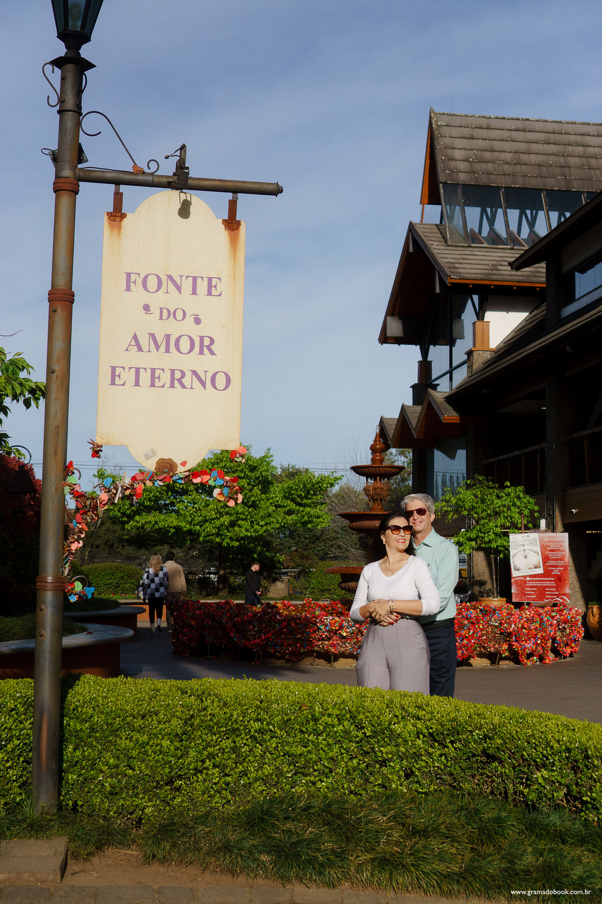 fotos em gramado fonte do amor eterno