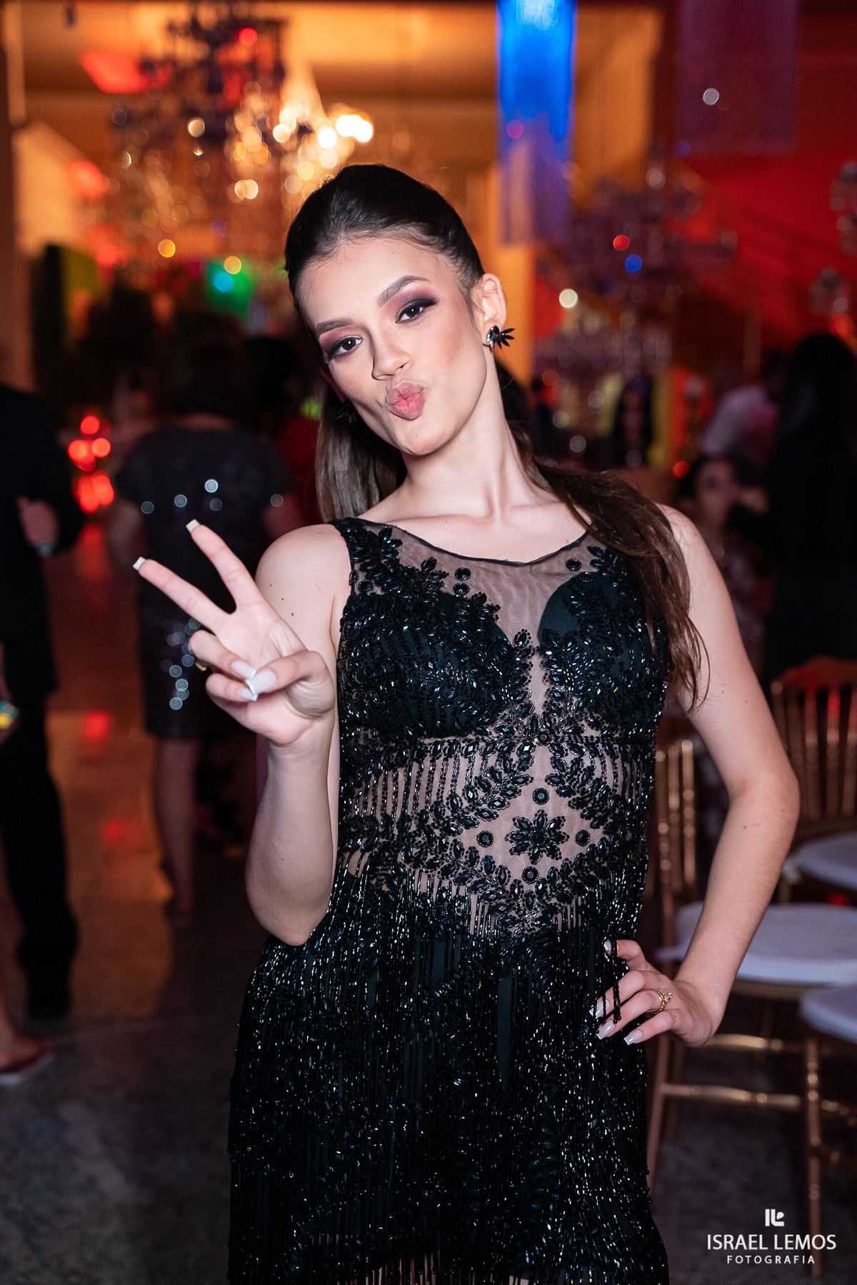 Fotografia de debutante festa de 15 anos no espaço Augusttus 