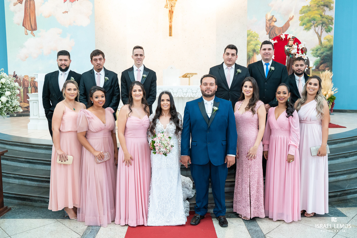 vestido de madrinha em para de mina