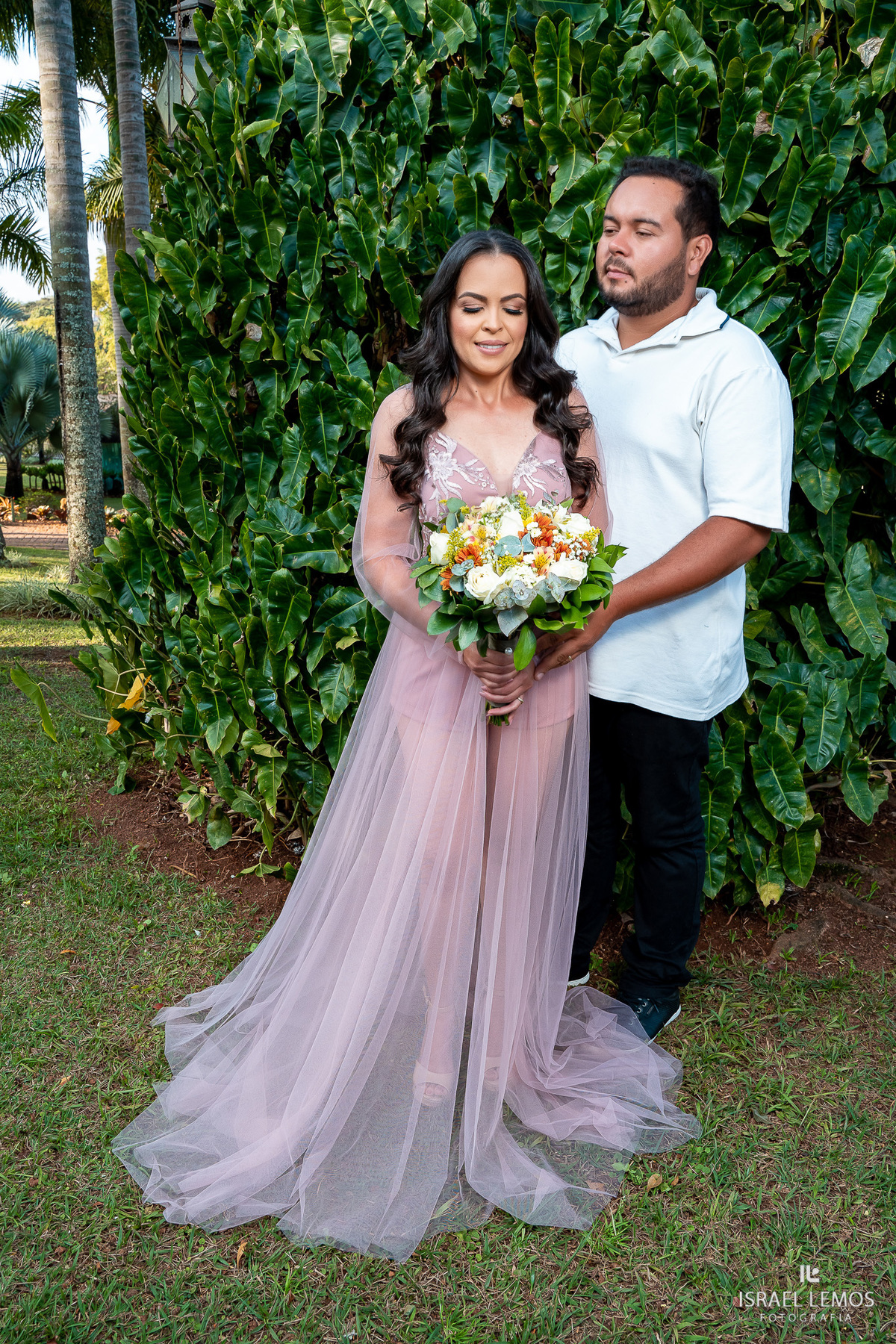 Fotografia de casamento com save the date Lucas e Flaviane 