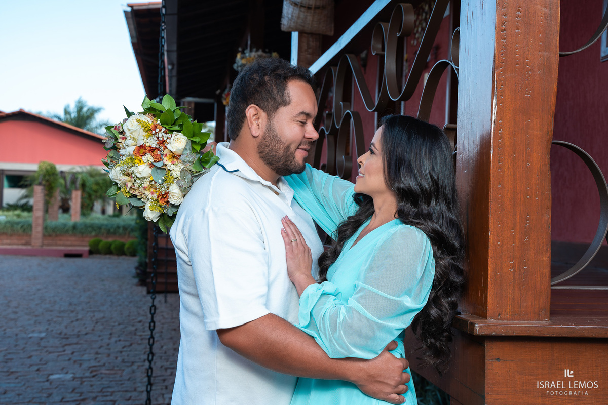 Fotografia de casamento com save the date Lucas e Flaviane 