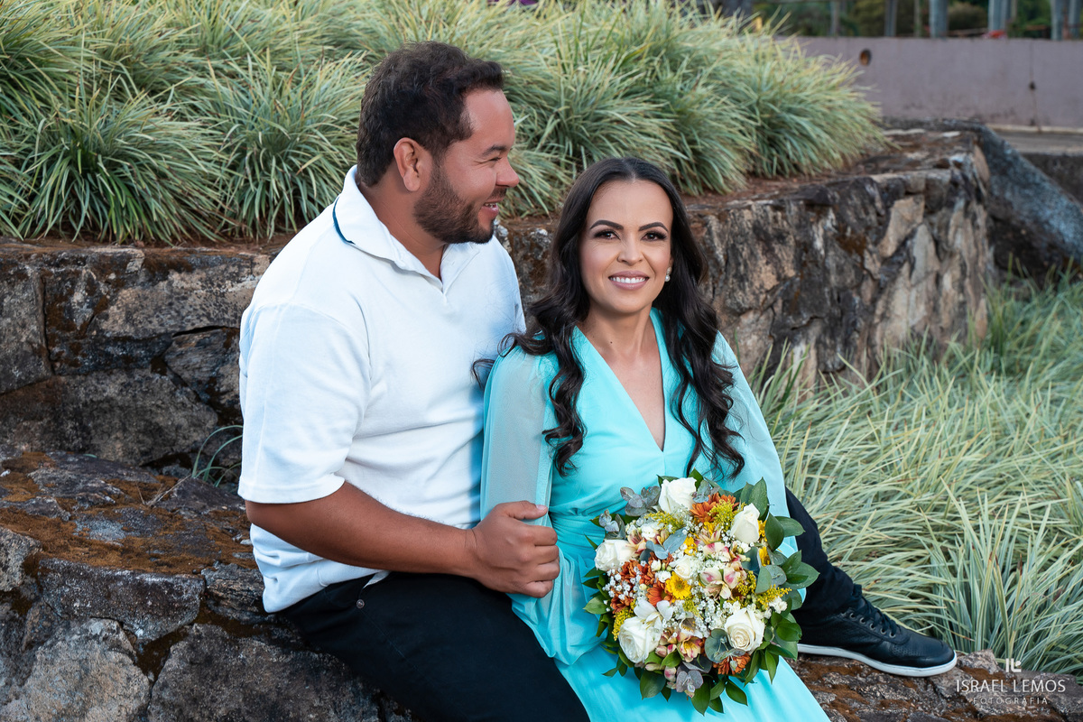 Fotografia de casamento com save the date Lucas e Flaviane 