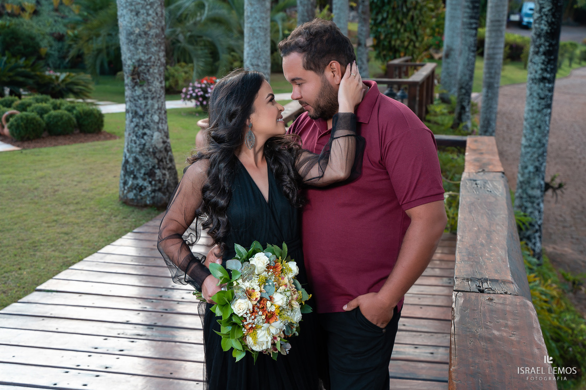 Fotografia de casamento com save the date Lucas e Flaviane 