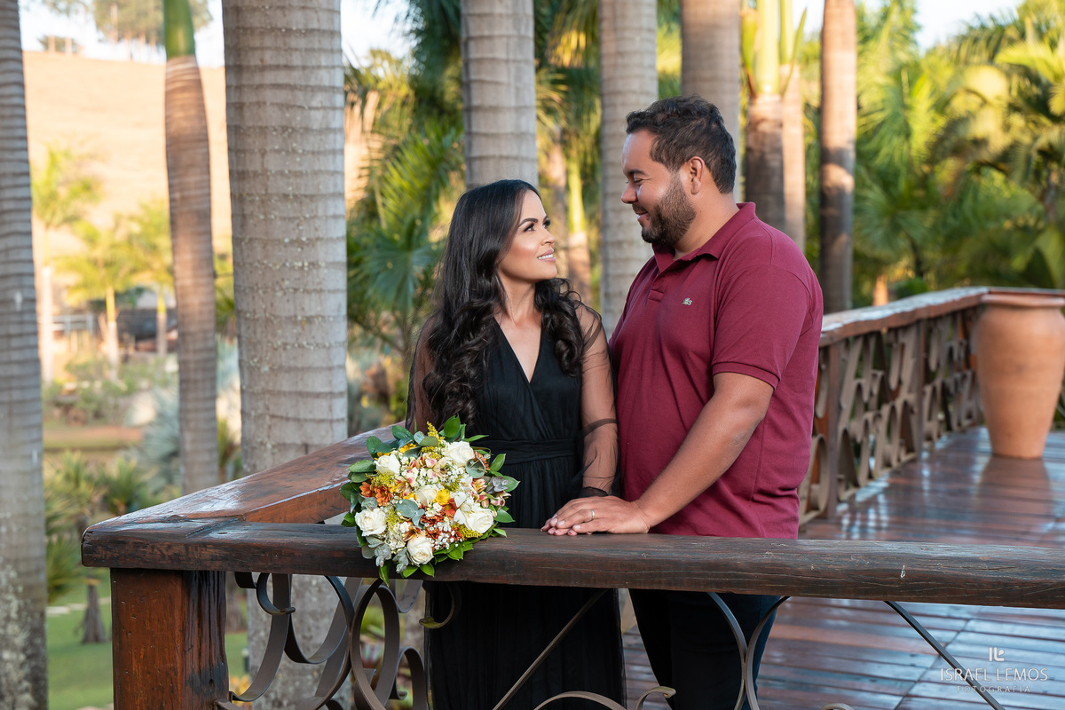 Fotografia de casamento com save the date Lucas e Flaviane 