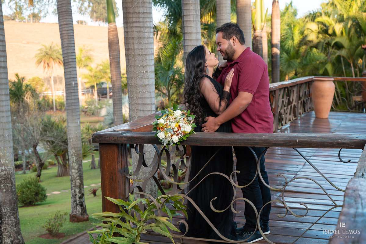 Fotografia de casamento com save the date Lucas e Flaviane 
