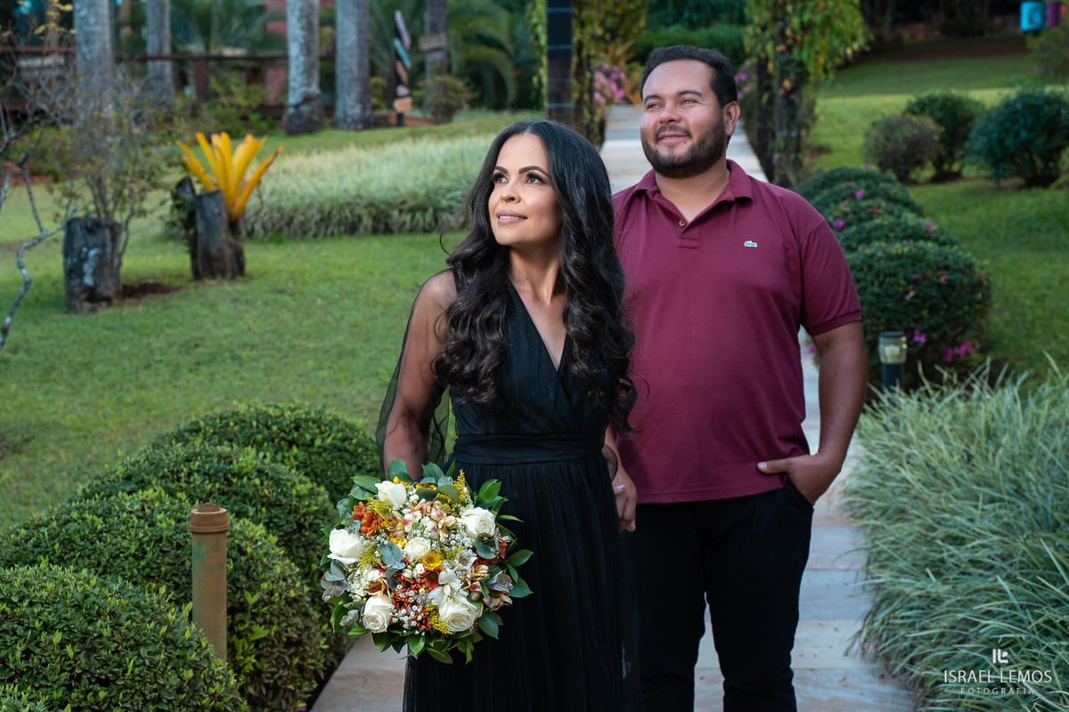 Fotografia de casamento com save the date Lucas e Flaviane 