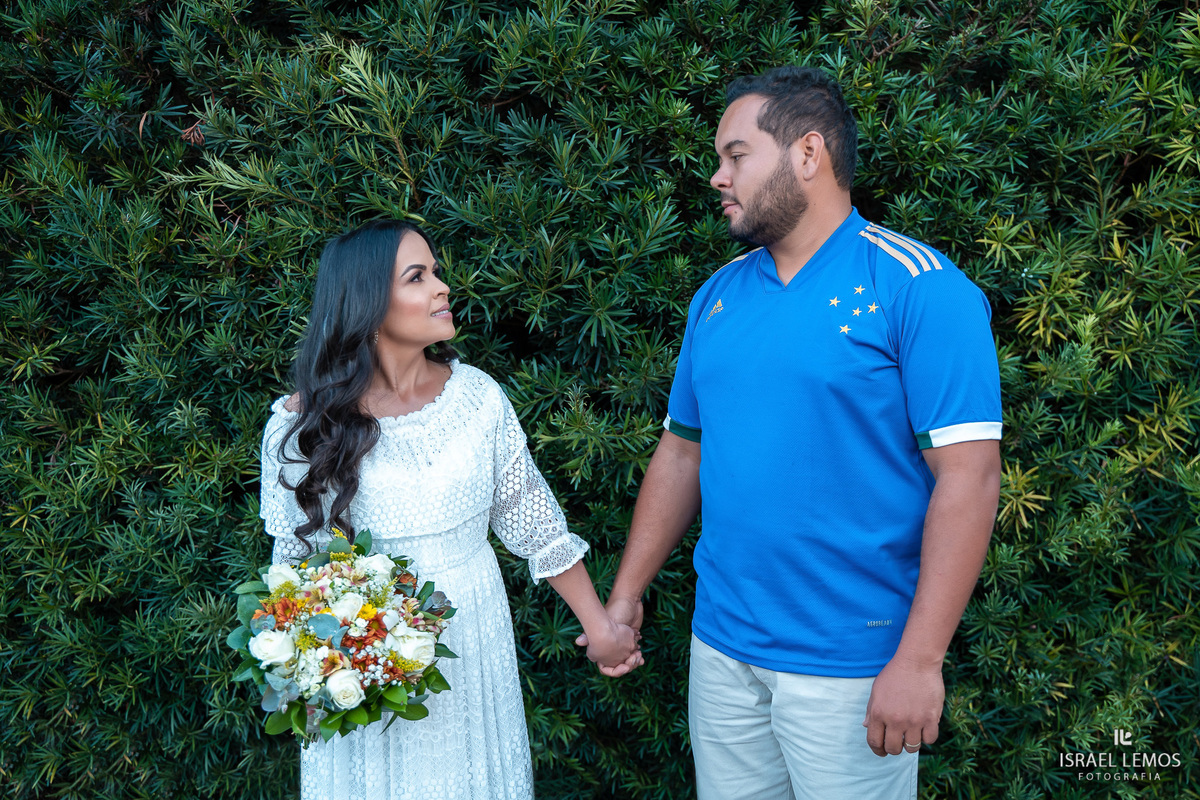 Fotografia de casamento com save the date Lucas e Flaviane 