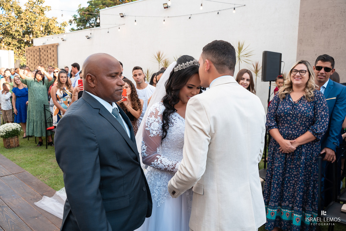 Fotografia de casamento no espaço Golden em ascensão 